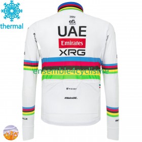 Tenue Maillot M/L + Collant à Bretelles Hiver Thermal Fleece UAE Team Emirates XRG 2025